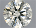 Natural Diamond 1.14 Carats, Round with Excellent Cut, M Color, SI2 Clarity and Certified by GIA