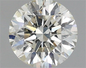 Picture of Natural Diamond 1.00 Carats, Round with Excellent Cut, L Color, SI2 Clarity and Certified by GIA