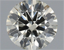 Natural Diamond 1.49 Carats, Round with Very Good Cut, N Color, SI2 Clarity and Certified by GIA