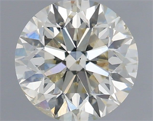 Picture of Natural Diamond 1.00 Carats, Round with Very Good Cut, L Color, SI2 Clarity and Certified by GIA
