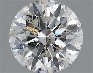 Picture of Natural Diamond 1.01 Carats, Round with Very Good Cut, G Color, I1 Clarity and Certified by GIA