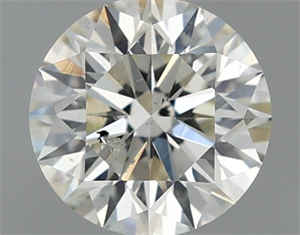 Picture of Natural Diamond 1.00 Carats, Round with Very Good Cut, K Color, SI2 Clarity and Certified by GIA
