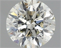 Natural Diamond 1.00 Carats, Round with Very Good Cut, L Color, SI2 Clarity and Certified by GIA