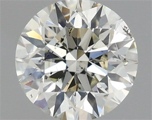 Picture of Natural Diamond 1.00 Carats, Round with Very Good Cut, L Color, SI2 Clarity and Certified by GIA