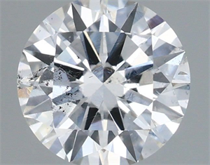Picture of Natural Diamond 1.03 Carats, Round with Very Good Cut, D Color, I1 Clarity and Certified by GIA