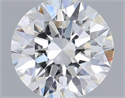 Natural Diamond 0.82 Carats, Round with Excellent Cut, D Color, VS2 Clarity and Certified by IGI