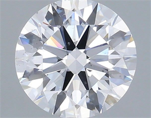 Picture of Natural Diamond 0.90 Carats, Round with Excellent Cut, D Color, SI1 Clarity and Certified by IGI