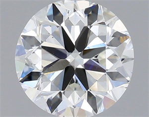 Picture of Natural Diamond 1.00 Carats, Round with Very Good Cut, F Color, VS1 Clarity and Certified by IGI