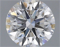Natural Diamond 0.80 Carats, Round with Excellent Cut, D Color, VVS1 Clarity and Certified by IGI