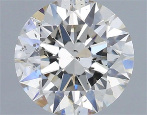 Foto Diamante Natural 0.50 quilates, Redondo , Color J, claridad SI2 y certificado IGI de