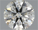 Natural Diamond 0.70 Carats, Round with Excellent Cut, K Color, SI2 Clarity and Certified by IGI