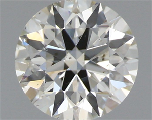 Picture of Natural Diamond 0.70 Carats, Round with Excellent Cut, K Color, SI2 Clarity and Certified by IGI