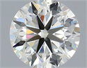 Natural Diamond 0.70 Carats, Round with Very Good Cut, K Color, VS2 Clarity and Certified by IGI
