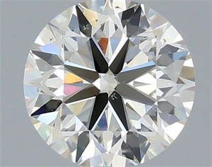 Picture of Natural Diamond 0.70 Carats, Round with Very Good Cut, K Color, VS2 Clarity and Certified by IGI