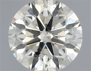 Picture of Natural Diamond 0.78 Carats, Round with Excellent Cut, J Color, SI2 Clarity and Certified by IGI