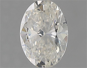Picture of Natural Diamond 0.63 Carats, Oval with  Cut, H Color, SI1 Clarity and Certified by GIA