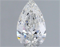 Diamante Natural 0.50 quilates, De pera , Color G, claridad SI1 y certificado GIA