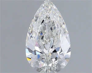 Foto Diamante Natural 0.50 quilates, De pera , Color G, claridad SI1 y certificado GIA de