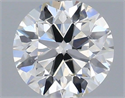 Natural Diamond 0.40 Carats, Round with Excellent Cut, H Color, SI2 Clarity and Certified by IGI
