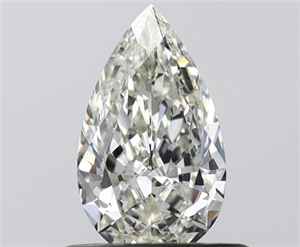 Picture of Natural Diamond 0.50 Carats, Pear with  Cut, I Color, VVS2 Clarity and Certified by IGI