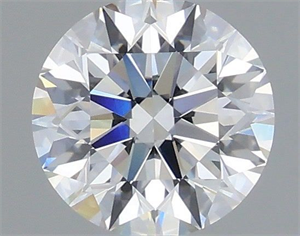 Picture of Natural Diamond 0.77 Carats, Round with Excellent Cut, F Color, VVS2 Clarity and Certified by IGI