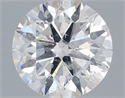 Natural Diamond 0.72 Carats, Round with Excellent Cut, G Color, SI2 Clarity and Certified by IGI
