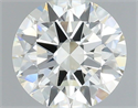 Natural Diamond 0.70 Carats, Round with Excellent Cut, K Color, VS1 Clarity and Certified by IGI