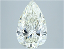 Natural Diamond 3.06 Carats, Pear with  Cut, I Color, VS2 Clarity and Certified by IGI