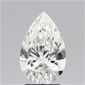 Natural Diamond 2.01 Carats, Pear with  Cut, I Color, VVS2 Clarity and Certified by IGI