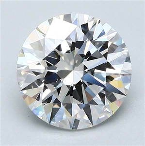 Foto Diamante Natural 3.07 quilates, Redondo , Color F, claridad IF y certificado GIA de