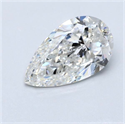 Natural Diamond 1.50 Carats, Pear with  Cut, G Color, VS2 Clarity and Certified by GIA