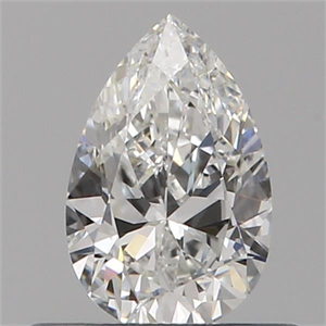 Picture of Natural Diamond 0.41 Carats, Pear with  Cut, F Color, VVS1 Clarity and Certified by GIA