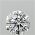 Del inventario de diamantes de laboratorio, 2.05 quilates, Redondo , Color E, claridad VVS2 y certificado IGI