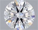 Lab Grown Diamond 1.53 Carats, Round with Ideal Cut, D Color, VS1 Clarity and Certified by IGI