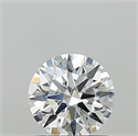 Lab Grown Diamond 1.03 Carats, Round with Ideal Cut, F Color, VVS2 Clarity and Certified by IGI