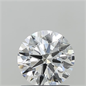 Lab Grown Diamond 1.09 Carats, Round with Ideal Cut, D Color, VS1 Clarity and Certified by IGI