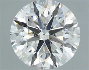 Picture of Natural Diamond 1.01 Carats, Round with Excellent Cut, I Color, SI2 Clarity and Certified by GIA