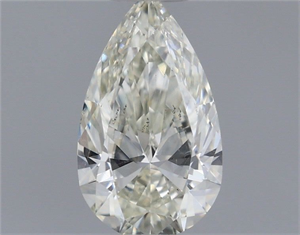 Foto Diamante Natural 0.50 quilates, De pera , Color K, claridad SI1 y certificado GIA de