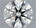 Natural Diamond 0.50 Carats, Round with Excellent Cut, I Color, SI2 Clarity and Certified by IGI
