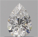 Natural Diamond 0.40 Carats, Pear with  Cut, F Color, VS2 Clarity and Certified by GIA