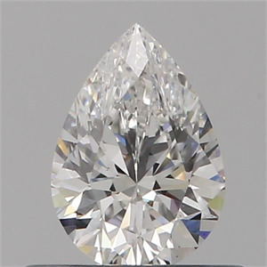 Picture of Natural Diamond 0.40 Carats, Pear with  Cut, F Color, VS2 Clarity and Certified by GIA
