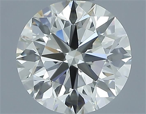 Picture of Natural Diamond 1.01 Carats, Round with Excellent Cut, J Color, IF Clarity and Certified by IGI