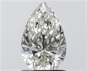 Natural Diamond 1.03 Carats, Pear with  Cut, I Color, SI2 Clarity and Certified by IGI