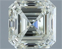 Natural Diamond 1.00 Carats, Asscher with  Cut, K Color, IF Clarity and Certified by IGI