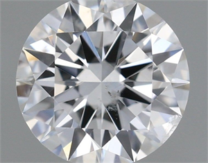 Foto Diamante Natural 0.61 quilates, Redondo , Color E, claridad SI2 y certificado GIA de