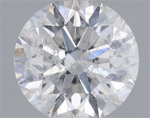 Picture of Natural Diamond 0.72 Carats, Round with Excellent Cut, E Color, I1 Clarity and Certified by IGI