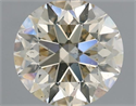 Natural Diamond 1.52 Carats, Round with Excellent Cut, L Color, SI1 Clarity and Certified by IGI