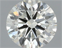 Diamante Natural 0.53 quilates, Redondo , Color J, claridad VS1 y certificado IGI