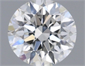 Natural Diamond 0.75 Carats, Round with Excellent Cut, G Color, VVS1 Clarity and Certified by GIA