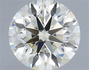Picture of Natural Diamond 0.70 Carats, Round with Excellent Cut, J Color, VS1 Clarity and Certified by IGI